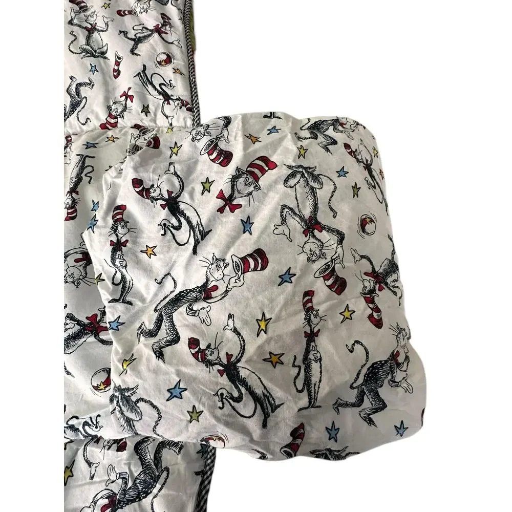 Trend Lab Dr. Seuss Cat In The Hat Baby Crib Comforter Blanket And Crib Sheet